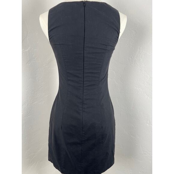 J's Exte BODY CON MINI DRESS Zippers Black (Womens: XS Size 2) - Picture 9 of 12